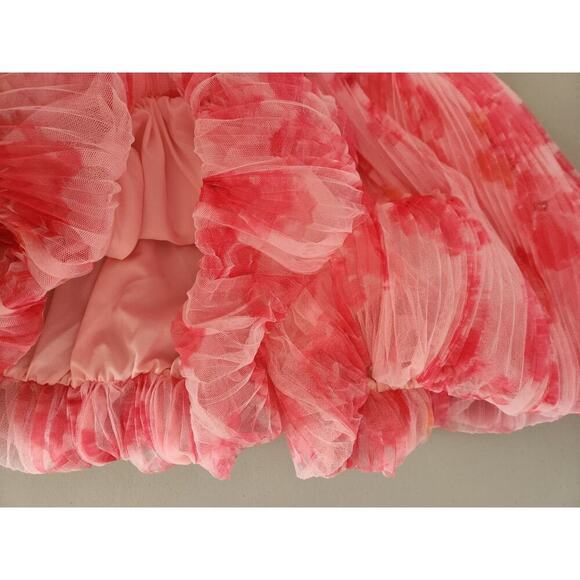 NWT Anthropologie Hutch One-Shoulder Floral Romper Size 6 Mesh #MB423 - Picture 10 of 13